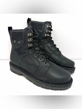 VTG Oakley Men’s Gatling Six Tactical Field Gear Boots Sz 9 Black Leather NWOB